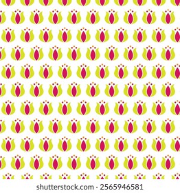Flower pattern design with background