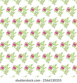 Flower pattern design with background