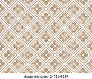 Flower pattern design for background or wallpaper. Vector illustration EPS 10.