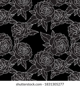 patrón de flores sin costura. Fondo floral.
