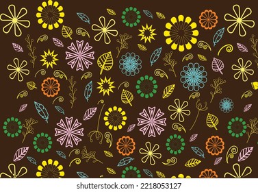 flower pattern design illustration vector template 3.eps
