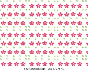 Flower pattern design and leaf design