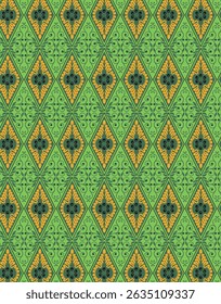 Flower Pattern Design for Print Fabric
