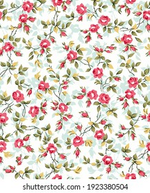 flower pattern design textile illustration