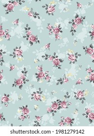 flower pattern design textile illustration