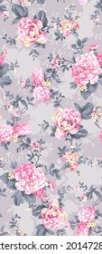 flower pattern design textile illustration