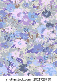 flower pattern design textile illustration