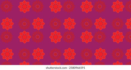 Flower pattern design, vector pattern