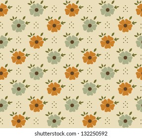 flower pattern design. vector illustration