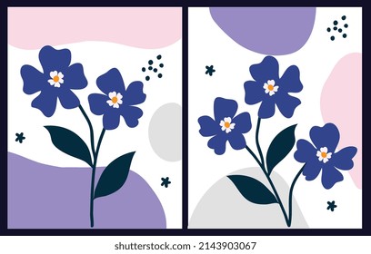 Flower pattern design Vector illustration modern design.	