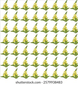 Flower pattern design without art