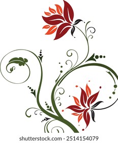 Flower pattern design for your company