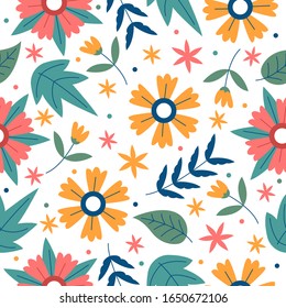 diseños de motivos florales ilustración, para ropa, fondos de paredes, fondos, carteles, libros, banners y más