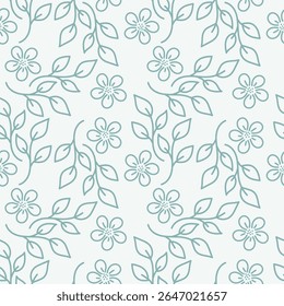 desenhos de padrões de flores ilustração, para roupas, papéis de parede, fundos, cartazes, livros, banners e muito mais