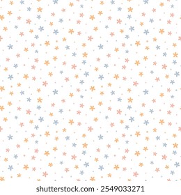 Blumen-Muster, ditsy florale nahtlose Muster. Kleiner, kleiner floraler Hintergrund. Muster wiederholen. Ditsy-Print. Liberty-Stil, Oberflächendesign. Ditsy Blumen für Mode, Textur, Stoff, Umhüllung, Dekor