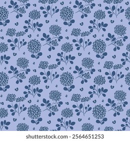 Flower pattern, ditsy floral seamless pattern, sweet small little cute flower background. Flower repeat pattern,  Ditsy print, surface design. Ditsy floral for fashion, texture, fabric, wrap, decor