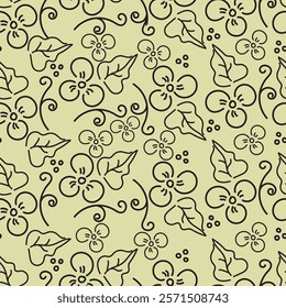 Flower pattern, Ditsy floral seamless pattern. Small little flower background. Repeat pattern. Ditsy print. Liberty style. Surface design. Ditsy floral for fashion, texture, fabric, wrapping, decor