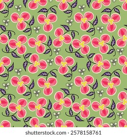 Flower pattern, Ditsy floral seamless pattern. Small little flower background. Repeat pattern. Ditsy print. Liberty style. Surface design. Ditsy floral for fashion, texture, fabric, wrapping, decor