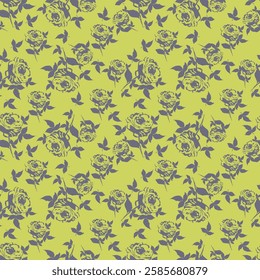 Flower pattern, ditsy floral seamless pattern, small little cute flower background. Flower repeat pattern. Ditsy print, surface design. Ditsy floral for fashion, texture, fabric, wrapping, decor
