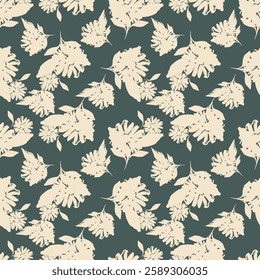 Flower pattern, ditsy floral seamless pattern, small little cute flower background. Flower repeat pattern. Ditsy print, surface design. Ditsy floral for fashion, texture, fabric, wrapping, decor