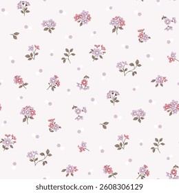 Flower pattern, ditsy flower, ditsy floral seamless pattern, small flower in light background, tiny floral print, cute, print, liberty style, repeat pattern design for fashion, fabric, wrapping, decor