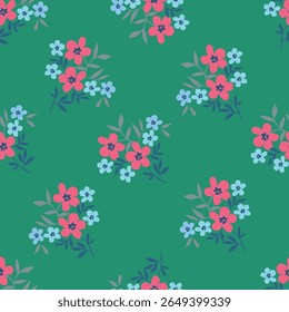 Patrón de flores, flor ditsy, patrón floral sin fisuras ditsy, Pequeña flor en fondo claro, estampado floral diminuto, lindo, impresión, estilo de la libertad, diseño de patrón de repetición para la moda, tela, envoltura, decoración