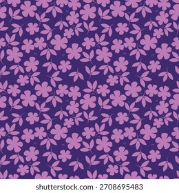 Flower pattern, ditsy floral seamless pattern. Small little flower background. Repeat pattern. Ditsy print. Botanic surface design. Ditsy floral flower pattern for fashion, fabric, wrapping, decor
