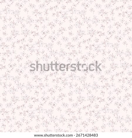 Flower pattern. Ditsy floral seamless pattern. Small little flower background. Repeat pattern. Ditsy print. Botanic surface design. Ditsy floral flower pattern for fashion, fabric, wrapping, decor