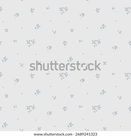 Flower pattern. Ditsy floral seamless pattern. Small little flower background. Repeat pattern. Ditsy print. Botanic surface design. Ditsy floral flower pattern for fashion, fabric, wrapping, decor