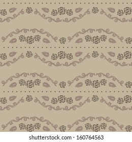 flower pattern in doodle style
