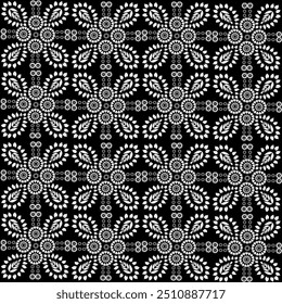 Blume Muster Ethnisch Geometrisch natives Tribal Boho Motiv aztec Textil Stoff Teppich Mandalas Afrikanisch