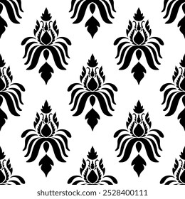 Flower Pattern Ethnic Geometric native tribal boho motif aztec textile fabric carpet mandalas African
