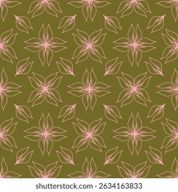 Patrón de flores Étnico Geométrico nativo tribal boho motivo azteca tela tela alfombra mandalas africano