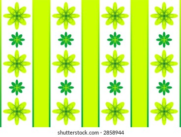 Flower pattern evoking spring time