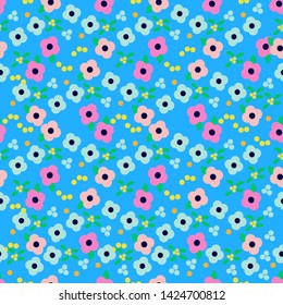 Flower Pattern - Fabric Vector ai