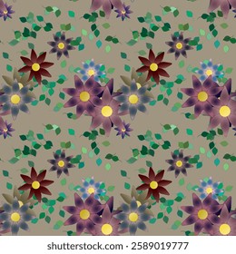 Flower pattern, floral pattern, flowers vector, leaf texture, vector art, background texture, flower background, leafs pattern, ornament pattern, background vector, floral background