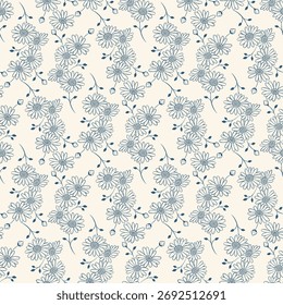 Patrón de flores, patrón floral sin fisuras. Fondo de la flor dibujado a mano. Repetir impresión del patrón. Diseño botánico lindo, patrón floral de la flor para la moda, tela, materia textil, Fondo de pantalla