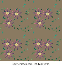 Flower pattern, floral seamless pattern, leafs isolated, background summer, leafs vector, flower background, leaf silhouette, floral background, abstract background, vector backgrounds