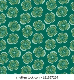 Flower Pattern. Floral Vector.