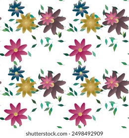 Patrón de flores, Vector floral, Vector de fondo, fondo de la hoja, diseño de Vector, hojas aisladas, ornamentos Vector, textura de fondo, forma de la hoja, patrón de fondo, naturaleza de fondos