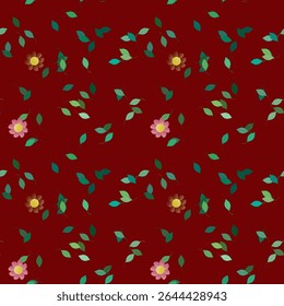 Flower pattern, floral vector, leaf seamless, backgrounds nature, leaf silhouette, seamless pattern vector, floral patterns, flowers bouquet, background pattern, vector abstract