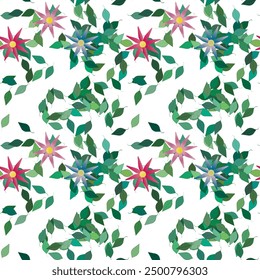 Patrón de flores, Vector floral, fondo de hojas, ramo de flores, Vector de flores, textura de la hoja, fondo de flores, Formas de Vector, fondo sin fisuras, patrón de hojas, Vector de hojas