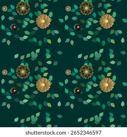 Padrão de flores, fundo de flores, design de vetores, plano de fundo de folhas, vetor de flores, padrões sem costura, fundos da natureza, arte vetorial, silhueta de folhas, padrão de vetores, buquê de flores