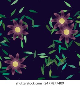 Patrón de flores, ramo de flores, adornos de Vector, fondo de flores, patrón sin fisuras, Fondo de pantalla sin fisuras, textura de la hoja, fondo de pétalos, Formas de Vector, Vector floral, diseño de fondo