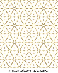 flower pattern with gold and white color