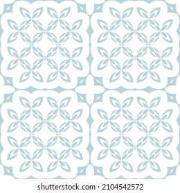 Flower pattern. Graphic vector seamless background.