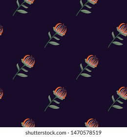 Flower pattern in hight quality ready for textile, paper or web design. Wild forest flowers seamless pattern. Colorful design. Vector illustration.