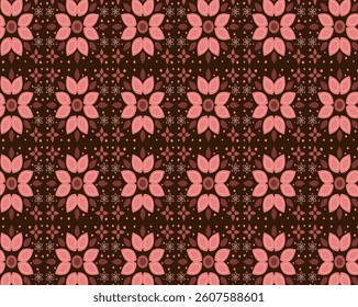 Flower pattern illustrated in vector