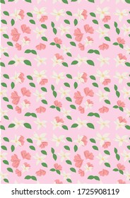 Flower Pattern Illustration Background Art
