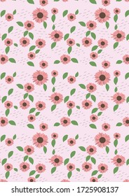 Flower Pattern Illustration Background Art
